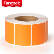 Orange Full Color Printing Direct Thermal Labels Barcode Labels Stickers 40x30 800Labels Per Roll